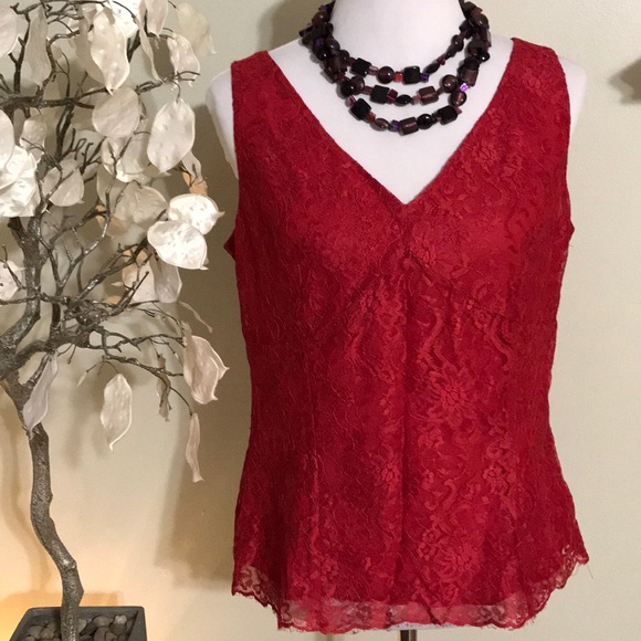 Alfani Tops - ALFANI LACED TOP